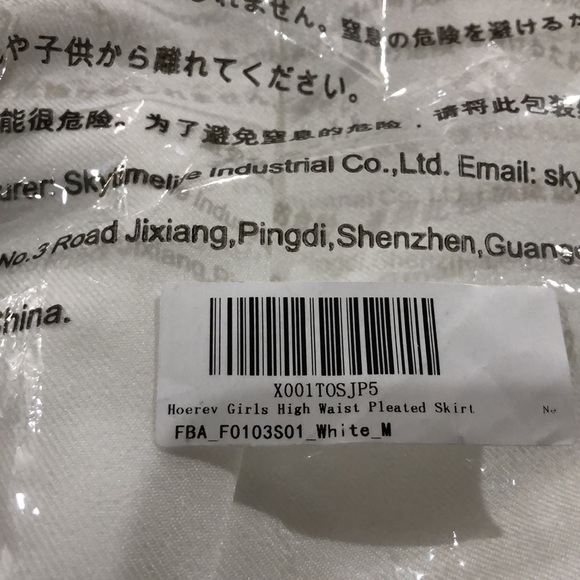 Hoerev Girls high waist pleated skirt-US size 4 - Picture 7 of 13